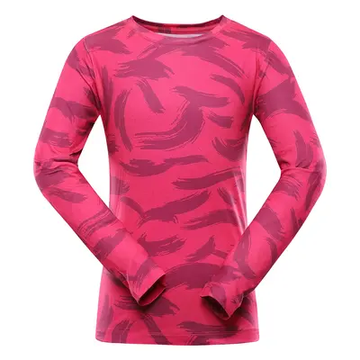 Children's quick-drying T-shirt ALPINE PRO AMADO pink glo variant pb