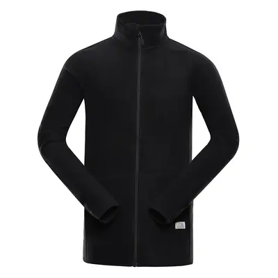 Men's fleece sweatshirt ALPINE PRO GARIM black