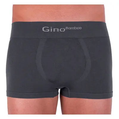 Men's boxers Gino seamless bamboo gray