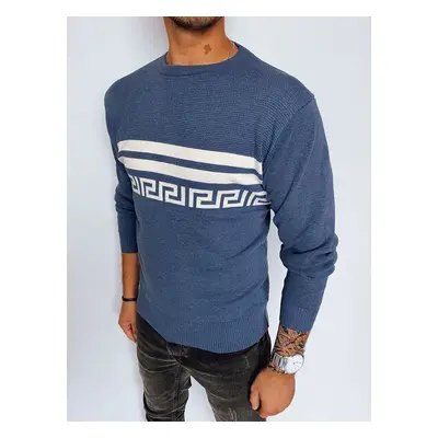 Men's light blue sweater Dstreet