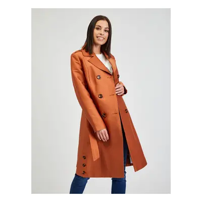 Orsay Brown Ladies Trench Coat - Women