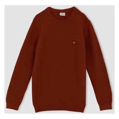 DEFACTO Boy Regular Fit Crew Neck Pullover