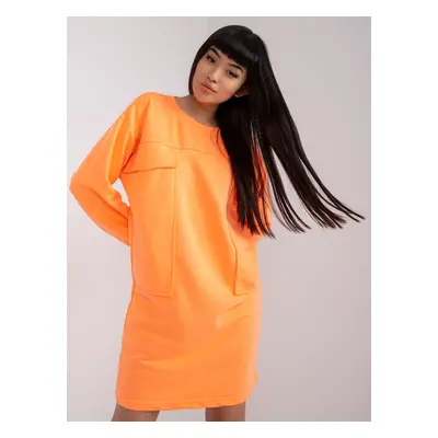 Orange dress with Carrara pockets