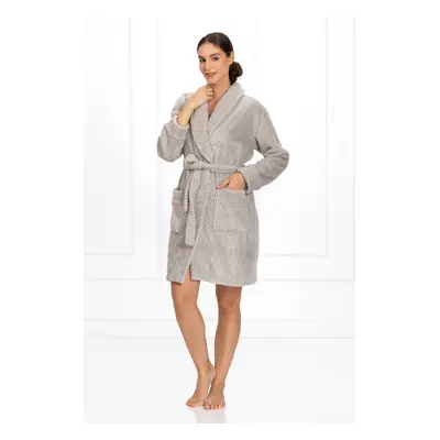 Grey bathrobe Thira Gray