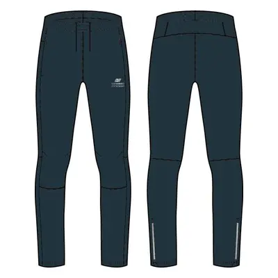 Navy blue women's softshell pants ALPINE PRO Kinaha