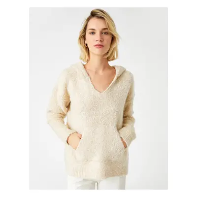 Koton Sweater - Beige - Relaxed fit