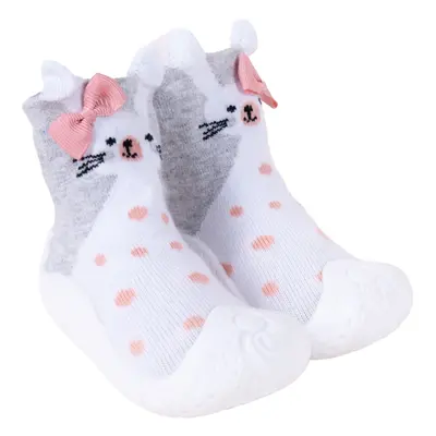 Yoclub Kids's Baby Girls' Anti-skid Socks With Rubber Sole OBO-0138G-AA0B