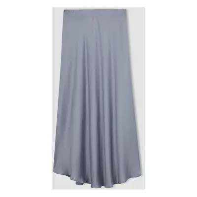 DEFACTO A Cut Satin Skirt