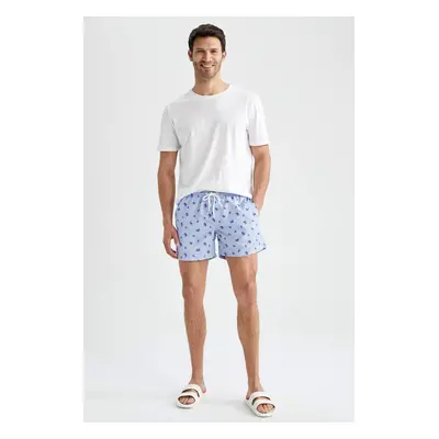 DEFACTO Short Length Crab Pattern Swimming Shorts