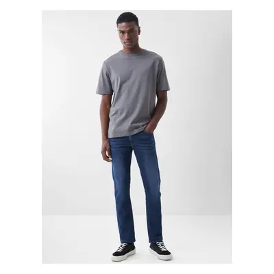 Dark Blue Mens Slim Fit Jeans - Men