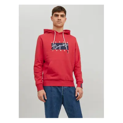 Red Men's Jack & Jones Josh Hoodie