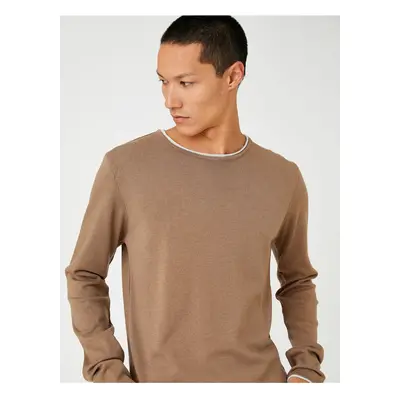 Koton Basic Knitwear Sweater Crew Neck Long Sleeved