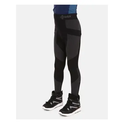 Boys' thermal underwear Kilpi NIEL-JB Black