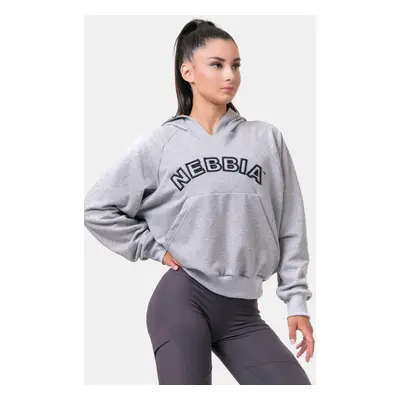 Women's sweatshirt Nebbia Hero Iconic hoodie light grey