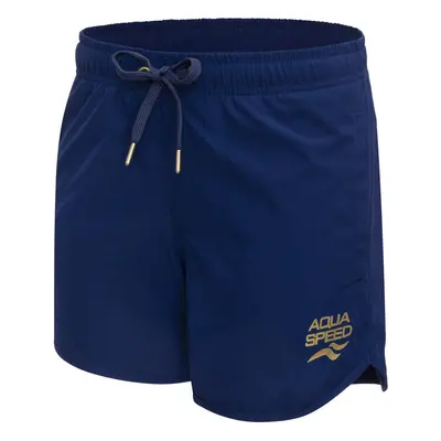 AQUA SPEED Woman's Swimming Shorts LEXI Navy Blue