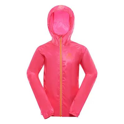 Children's ultralight jacket with impregnation ALPINE PRO BIKO pink