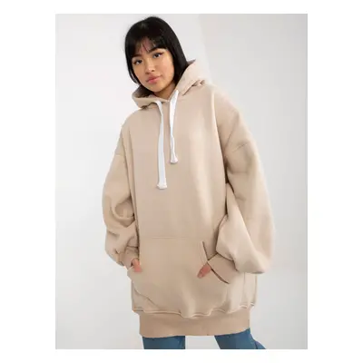 Women's Basic Hoodie - Beige