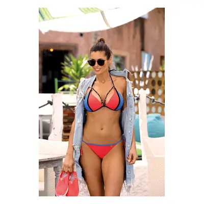 Lara Nectarine Ortensia-Blu Swimwear M-511 (10) Coral-Blue