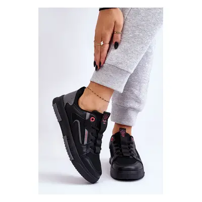 Women's Cross Jeans Low Sneakers LL2R4012C Black