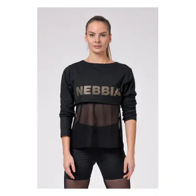 Women's T-shirt Nebbia Intense Mesh T-shirt black