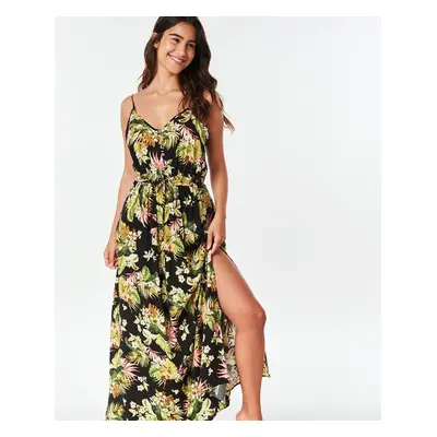 dress Rip Curl ON THE COAST MAXI DRESS Black