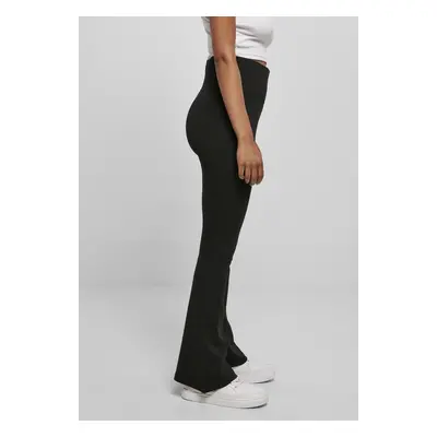 Women's Organic Interlock Bootcut Leggings - Black