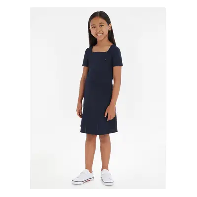 Dark blue girls' dress Tommy Hilfiger - Girls