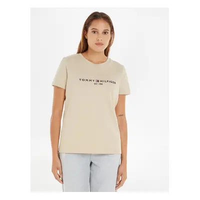 Beige Women's T-Shirt Tommy Hilfiger - Women