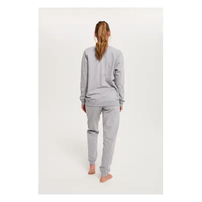 Women's set Fox, long sleeves, long trousers - melange