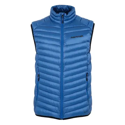 Men's insulation down vest Hannah ADARE princess blue stripe