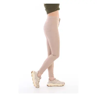 BİKELİFE női bézs Lycra leggings nadrág