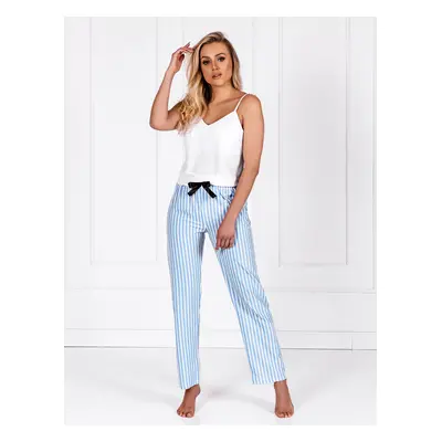 Pyjamas Erica White-Baby Blue