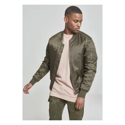 Basic Bomber Jacket Dark Olive