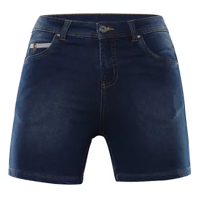 Women's denim shorts ALPINE PRO THASA MOOD INDIGO