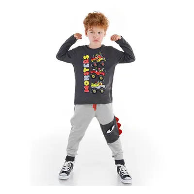 Denokids Monster Race Boy's T-shirt Trousers Set