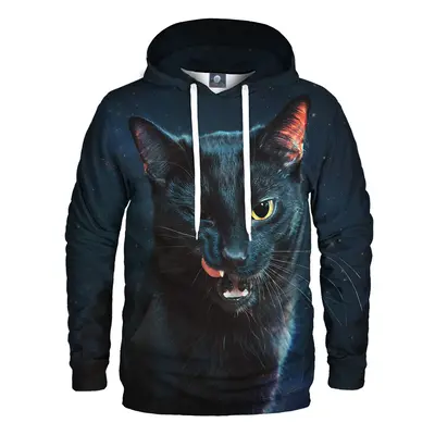 Aloha From Deer Unisex's Black Cat Hoodie Aloha H-K AFD007