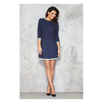 Infinite You Woman's Dress M039 Navy Blue