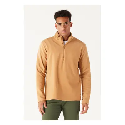 AC&Co / Altınyıldız Classics Men's Caramel Anti-pilling Anti-Pilling Standard Fit High Neck Cold