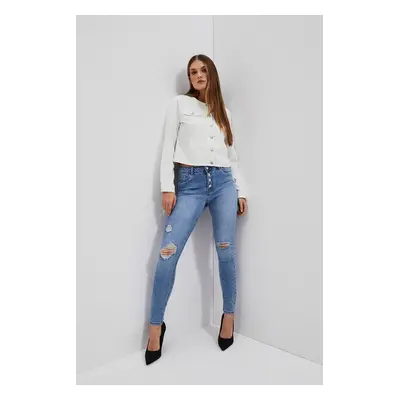 WOMEN'S JEANS L-JE-4022 L.Blue