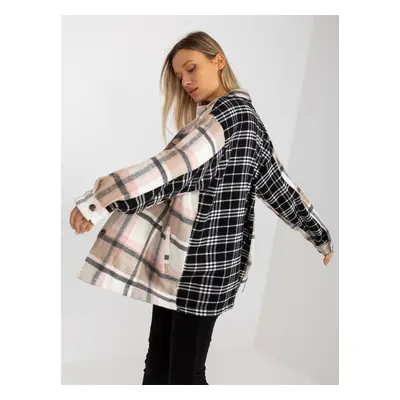 Plaid shirt with pockets and long sleeves