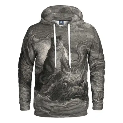 Aloha From Deer Unisex's Dore Series - Monkey On A Dolphin Hoodie H-K AFD494