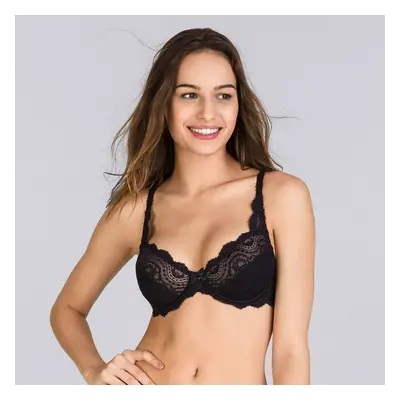 PLAYTEX FLOWER ELEGANCE - UNDERWIRE BRA BRA - Women's bra with bones - black