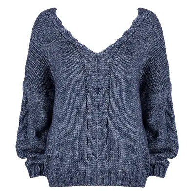 Kamea Woman's Sweater K.21.610.12 Navy Blue