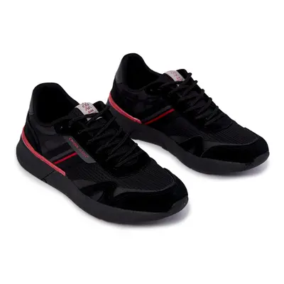 Men's Sport Shoes Cross Jeans Sneakers JJ1R4016C Black