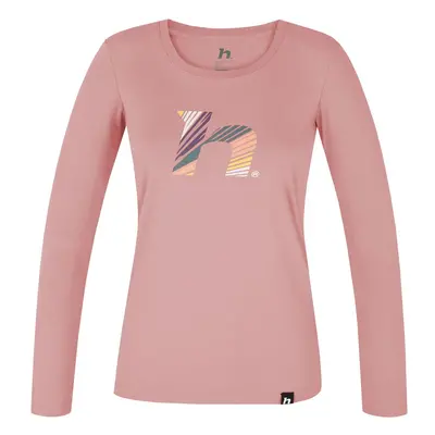 Women's long sleeve T-shirt Hannah ELARA rose tan