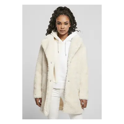 Women's Oversized Sherpa Coat whitesand