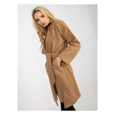 Női kabát Fashionhunters Beige