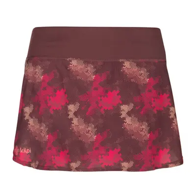 Women's running skirt Kilpi TITICACA-W dark red