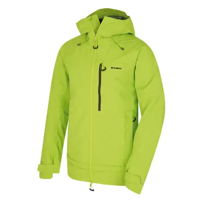 Men's hardshell jacket HUSKY Nanook brightness. green