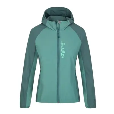 Women's softshell running jacket Kilpi BALANS-W dark green